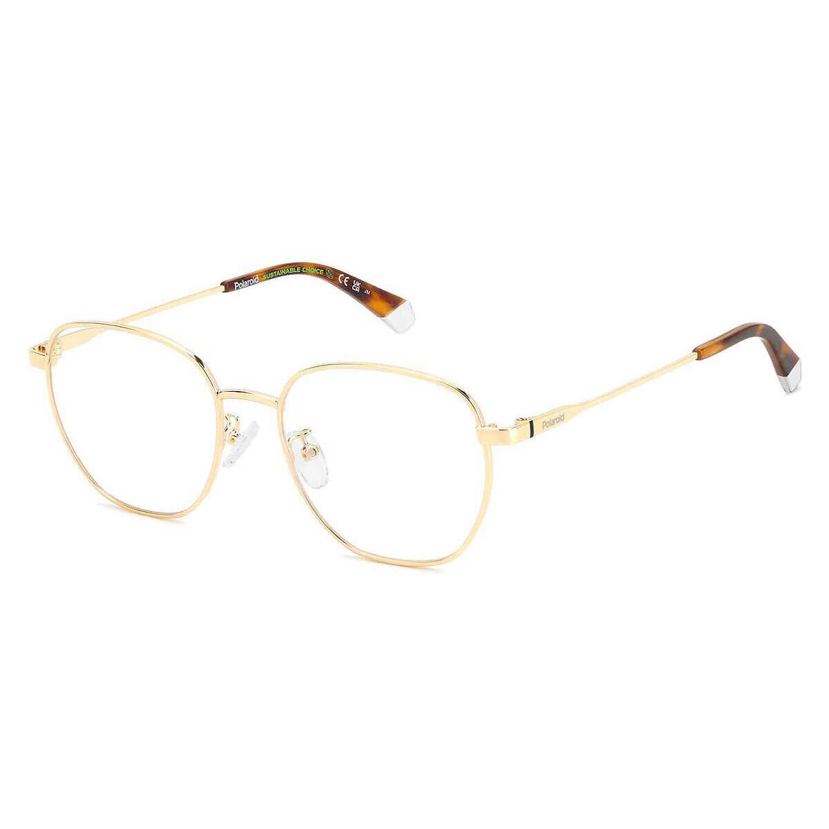 Polaroid Pld Eyeglasses Men Gold 53mm