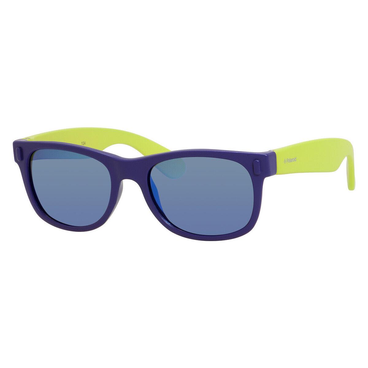 Polaroid P0115 Sunglasses Kids Blue Lime 46mm