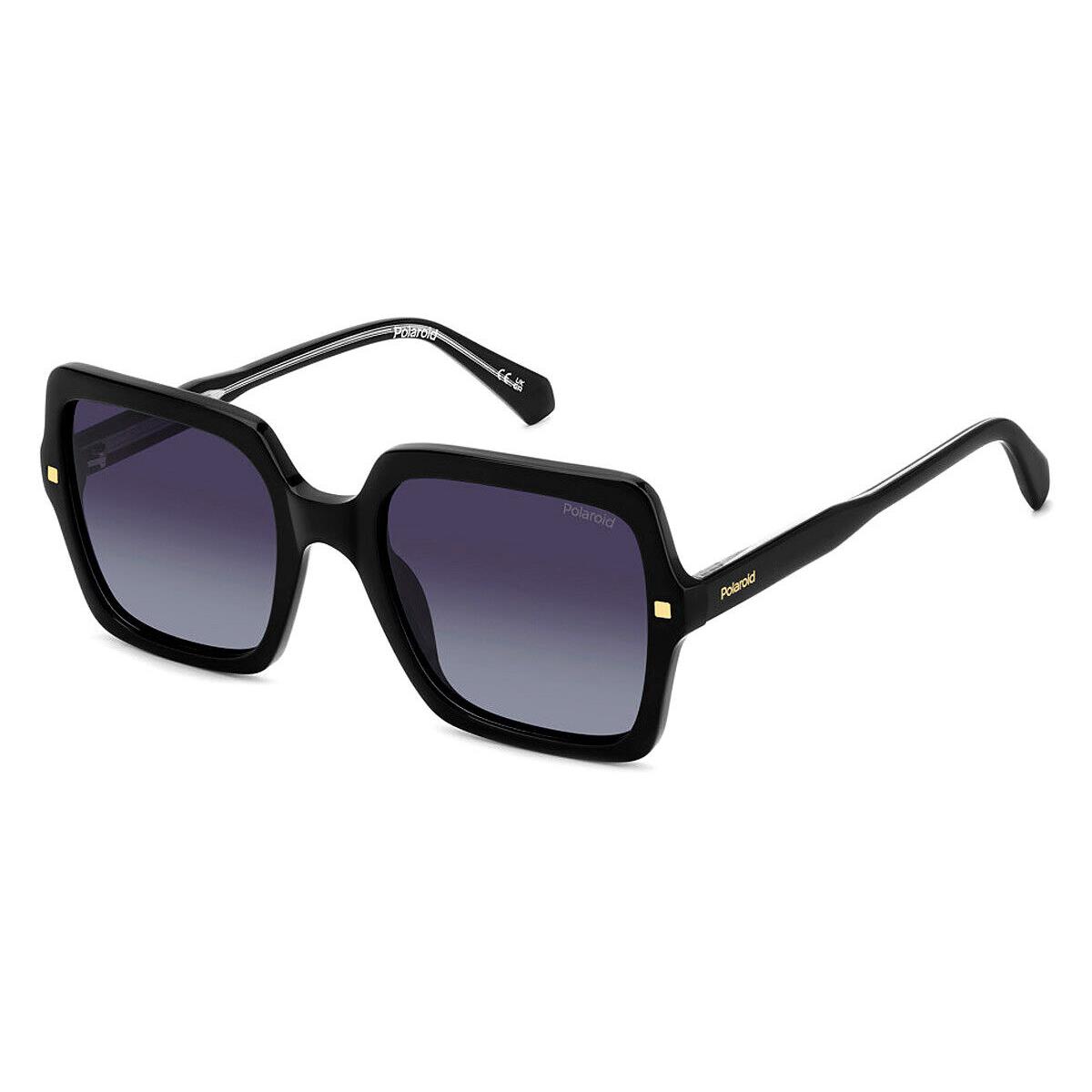 Polaroid Pld 4165/S/X Sunglasses Women Black 55mm - Frame: Black, Lens: Gray Shaded Polarized