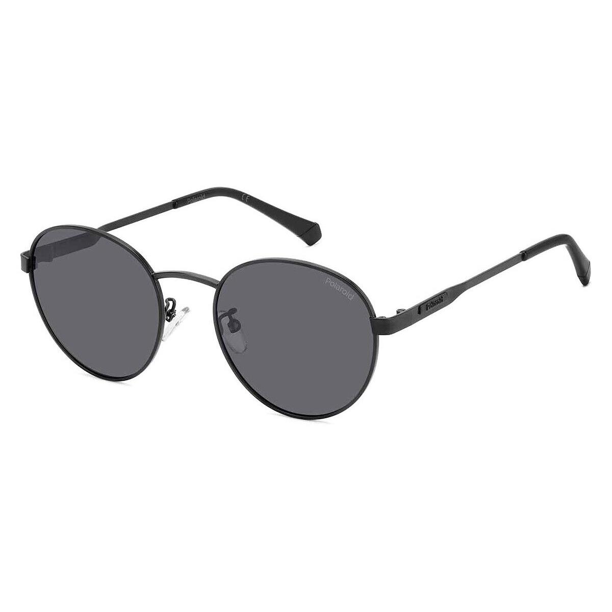 Polaroid Pld Sunglasses Matte Black / Gray Polarized 52mm