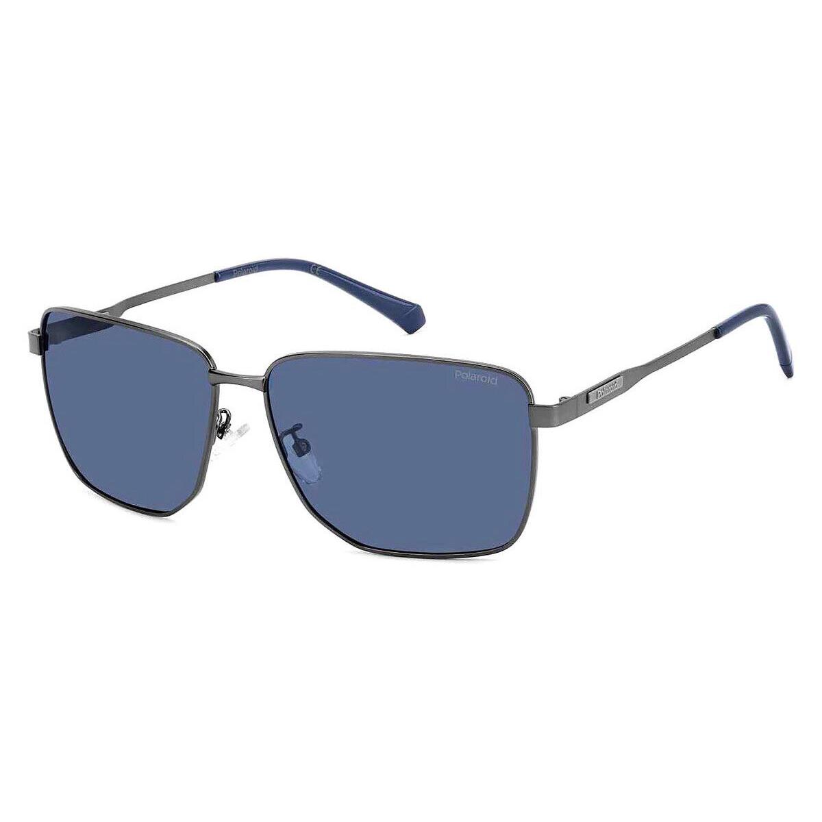 Polaroid Pld Sunglasses Matte Dark Ruthenium / Blue Polarized