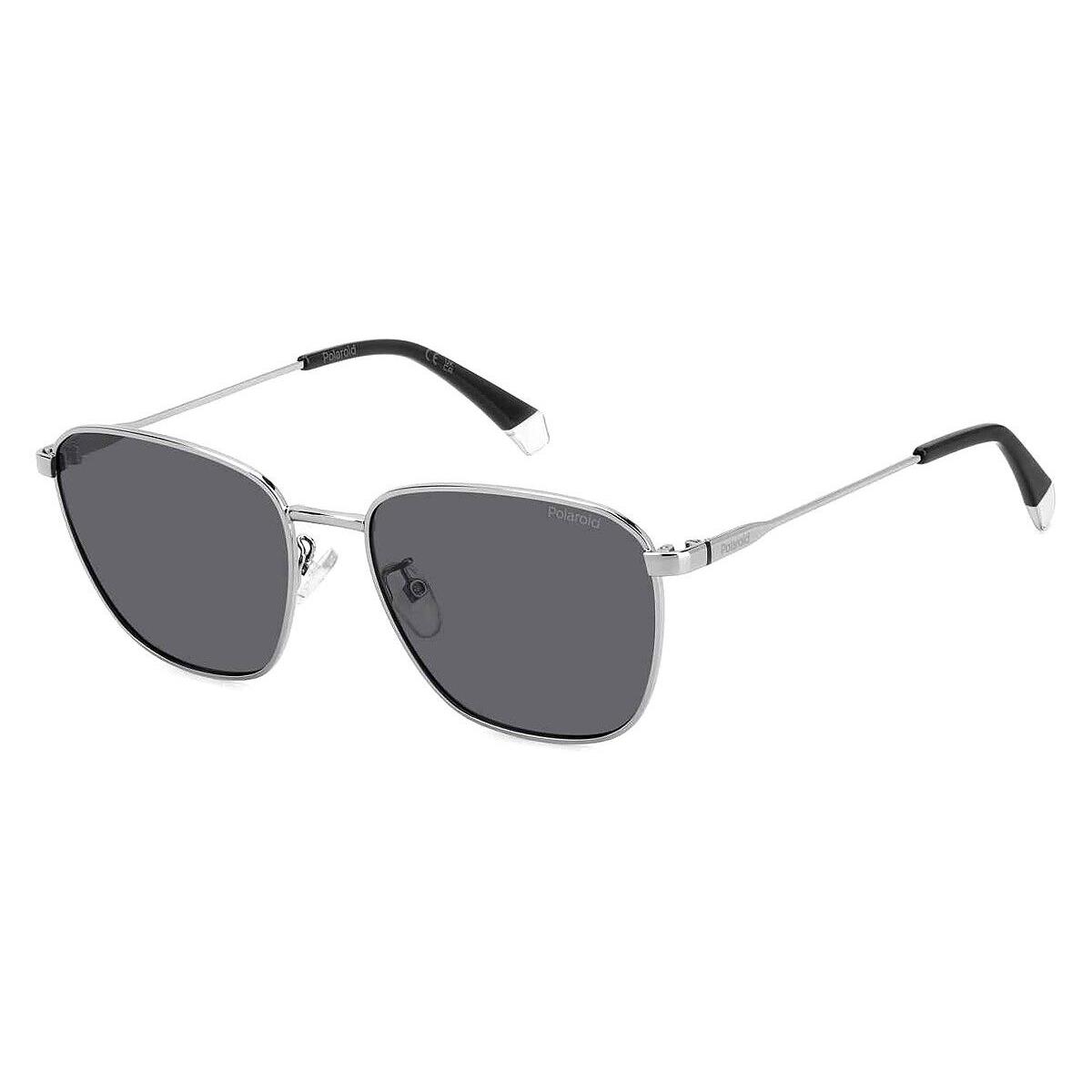Polaroid Pld Sunglasses Men Ruthenium / Gray Polarized 56mm