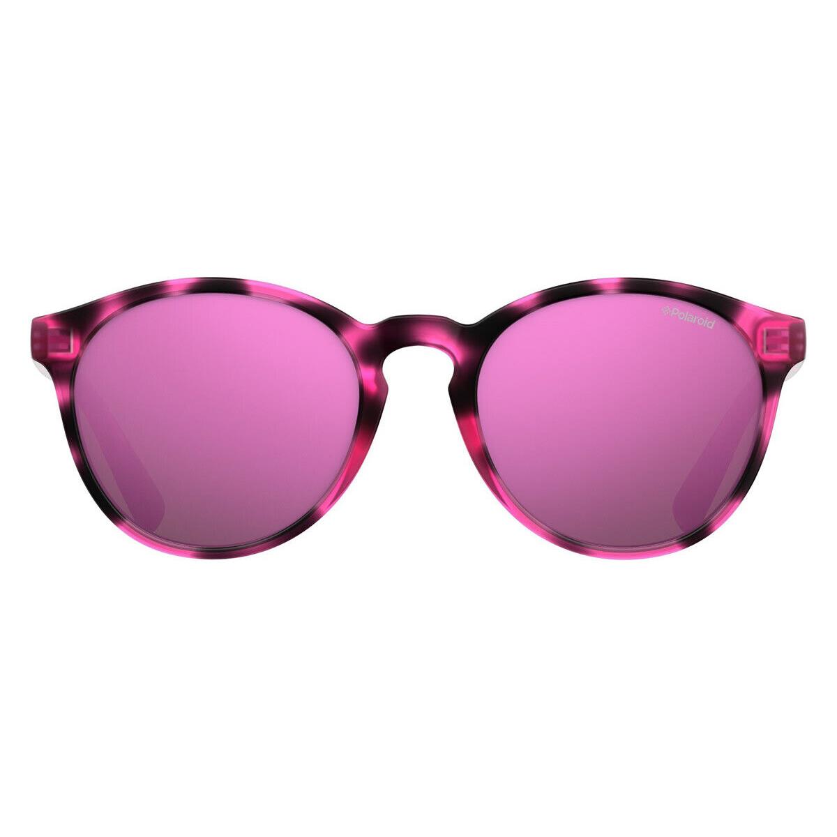 Polaroid Pld 8024/S Sunglasses Kids Havana Fuchsia 47mm