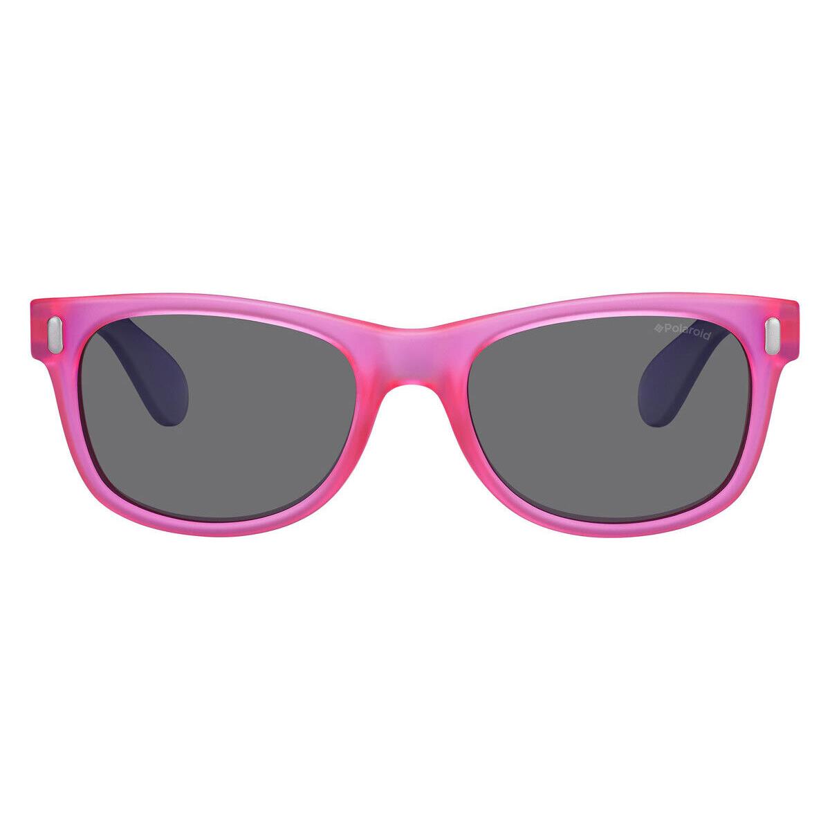 Polaroid P0115 Sunglasses Kids H-pink Purple 46mm