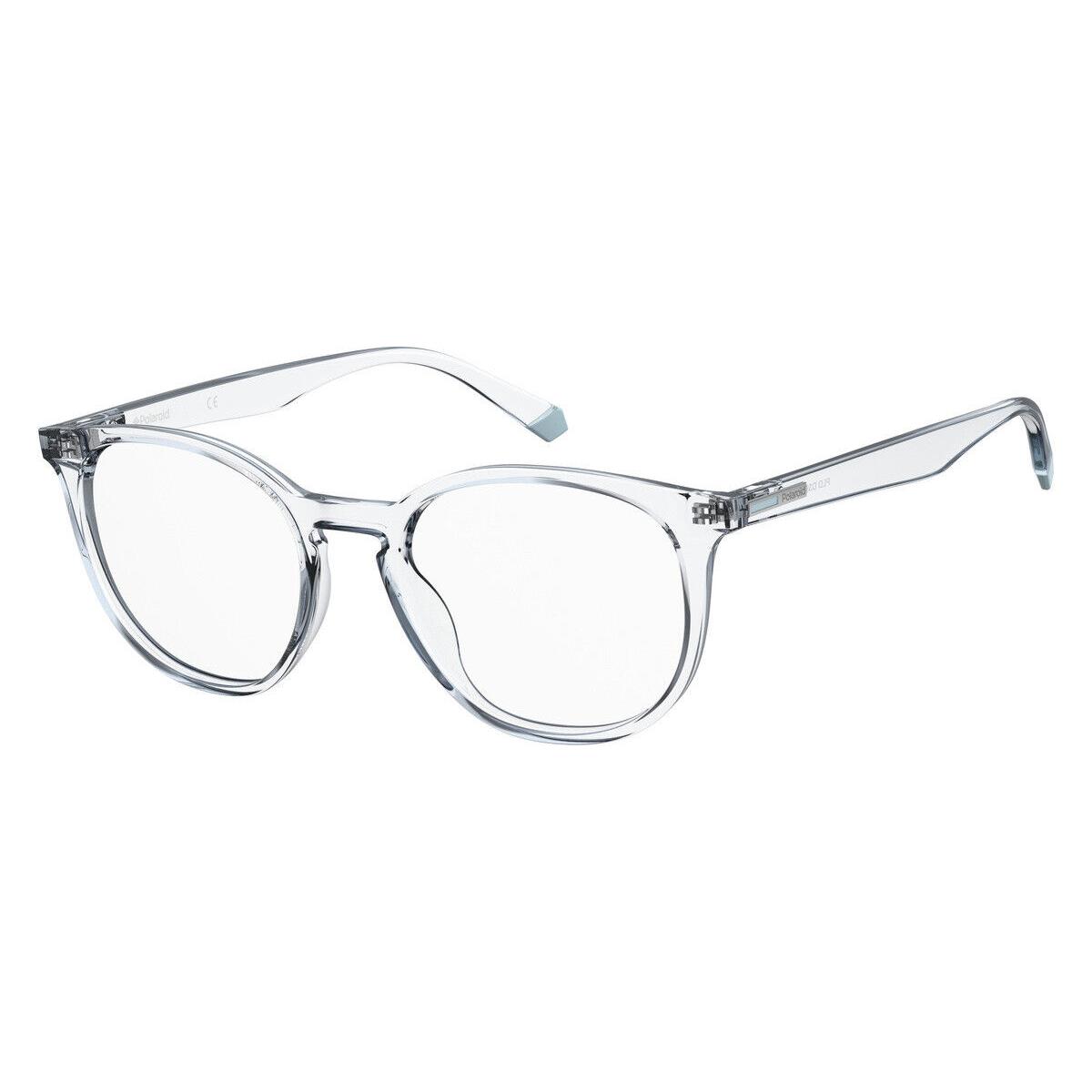 Polaroid D 381 Eyeglasses RX Unisex 0900 Crystal Square 51mm