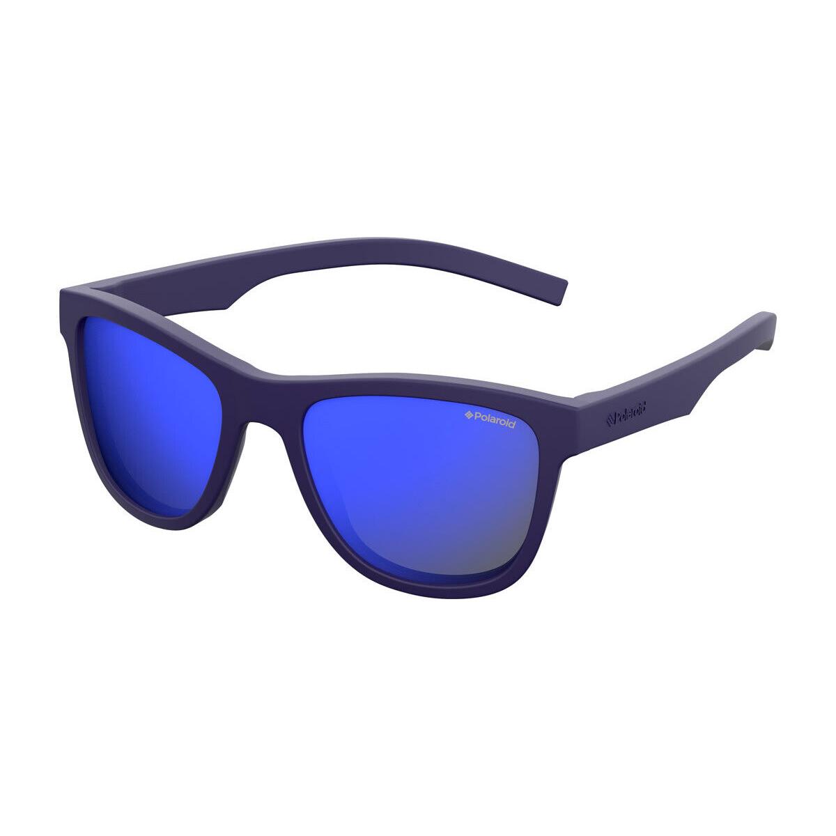 Polaroid Pld 8018/S Sunglasses Kids Rubber Blue 47mm