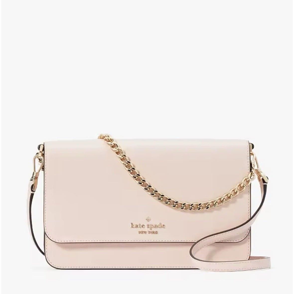 Kate Spade New Spade Madison Large Flap Convertible Crossbody in Conch Pink