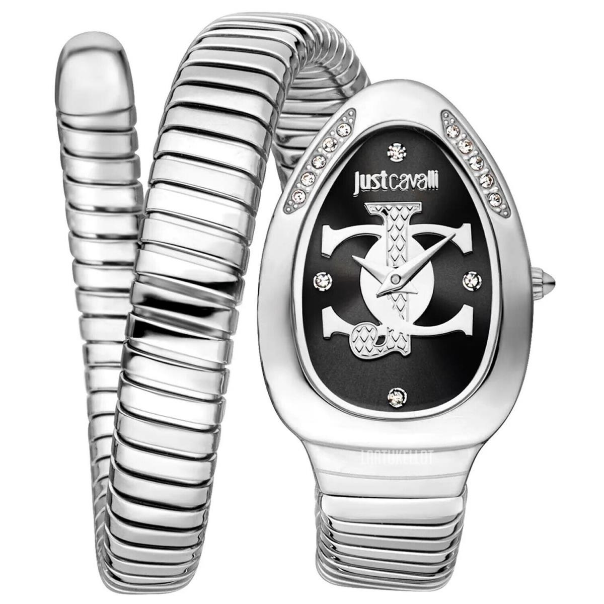 Just Cavalli Women`s Taglio Solo Silver Dial Watch - JC1L227M0025