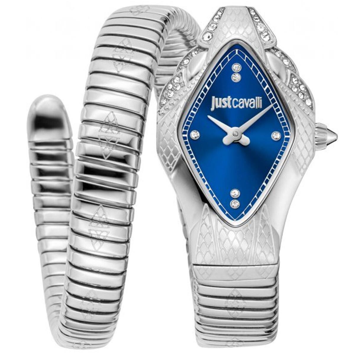 Just Cavalli Women`s Ferocious Blue Dial Watch - JC1L306M0015