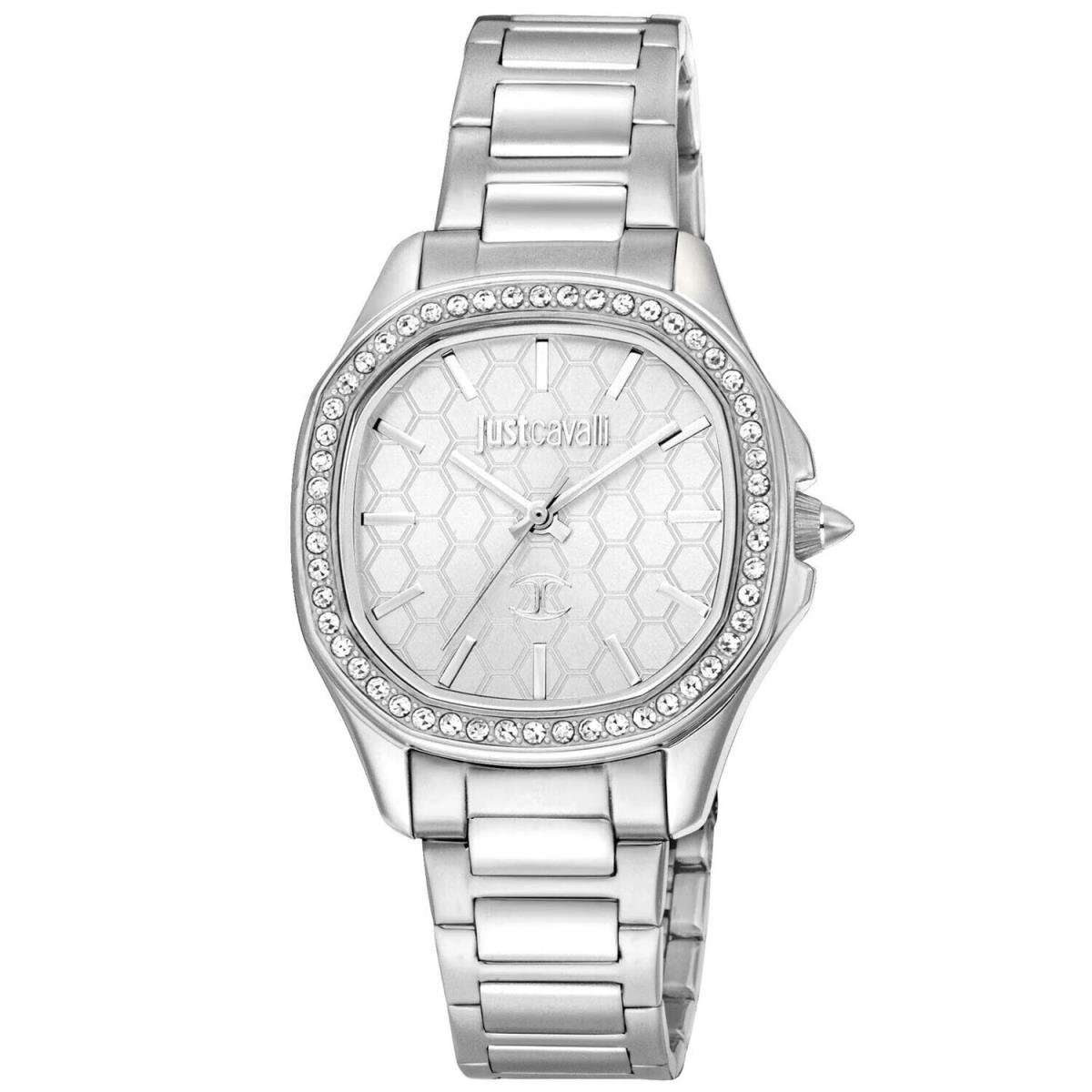 Just Cavalli Women`s Glam Chic Silver Dial Watch - JC1L263M0045