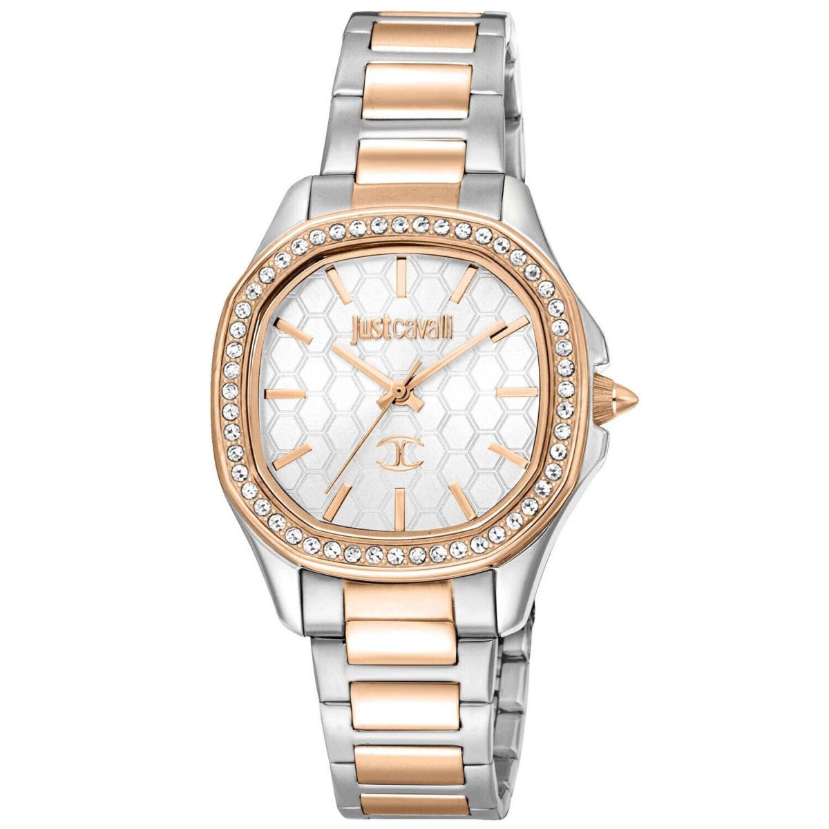 Just Cavalli Women`s Glam Chic Silver Dial Watch - JC1L263M0095