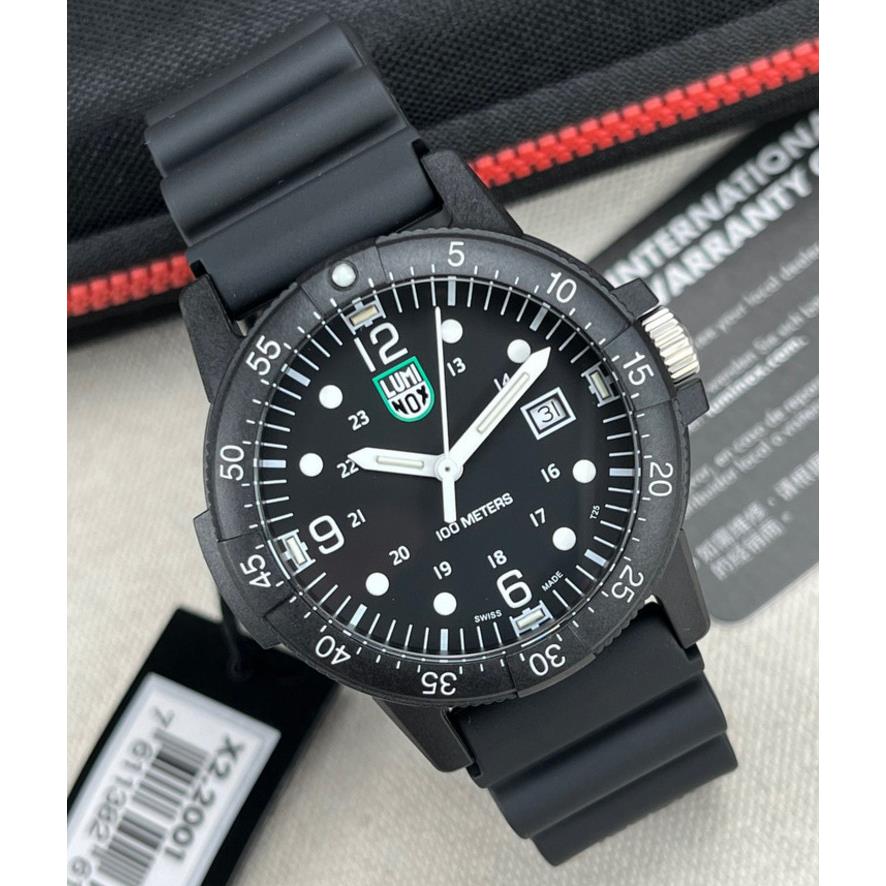 Luminox X2.2001 Black Dial G Sea Bass Men`s Swiss Watch Military Date Function