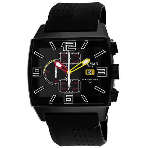 Locman Men`s Classic Black Dial Watch - 301BKBKPVBKR