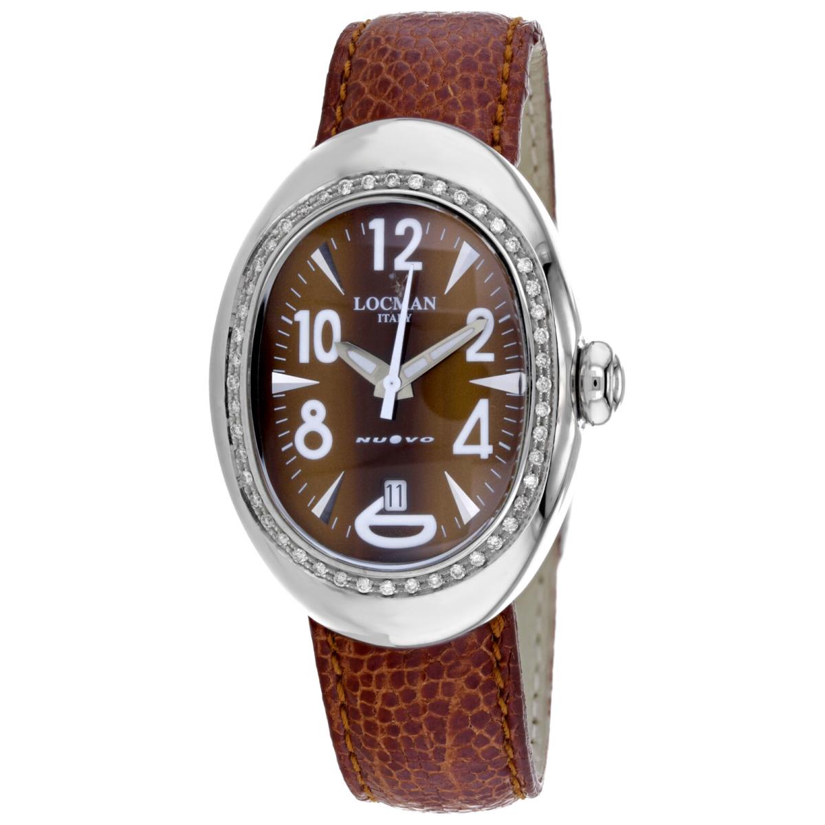 Locman Women`s Classic Brown Dial Watch - 020TGED