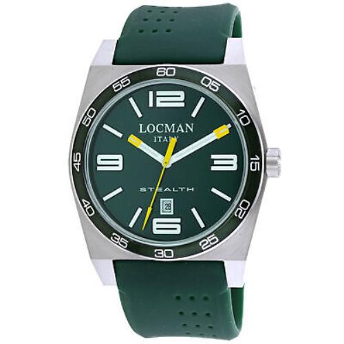 Locman Men`s Classic Green Dial Watch - 208GRYLGRGRR