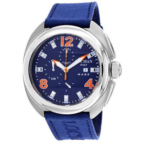 Locman Men`s Classic Blue Dial Watch - 130BL