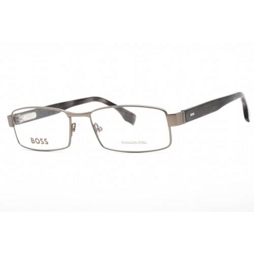 Hugo Boss HB1519-RAA-56 Eyeglasses Size 56mm 17mm 145mm Ruthenium Men