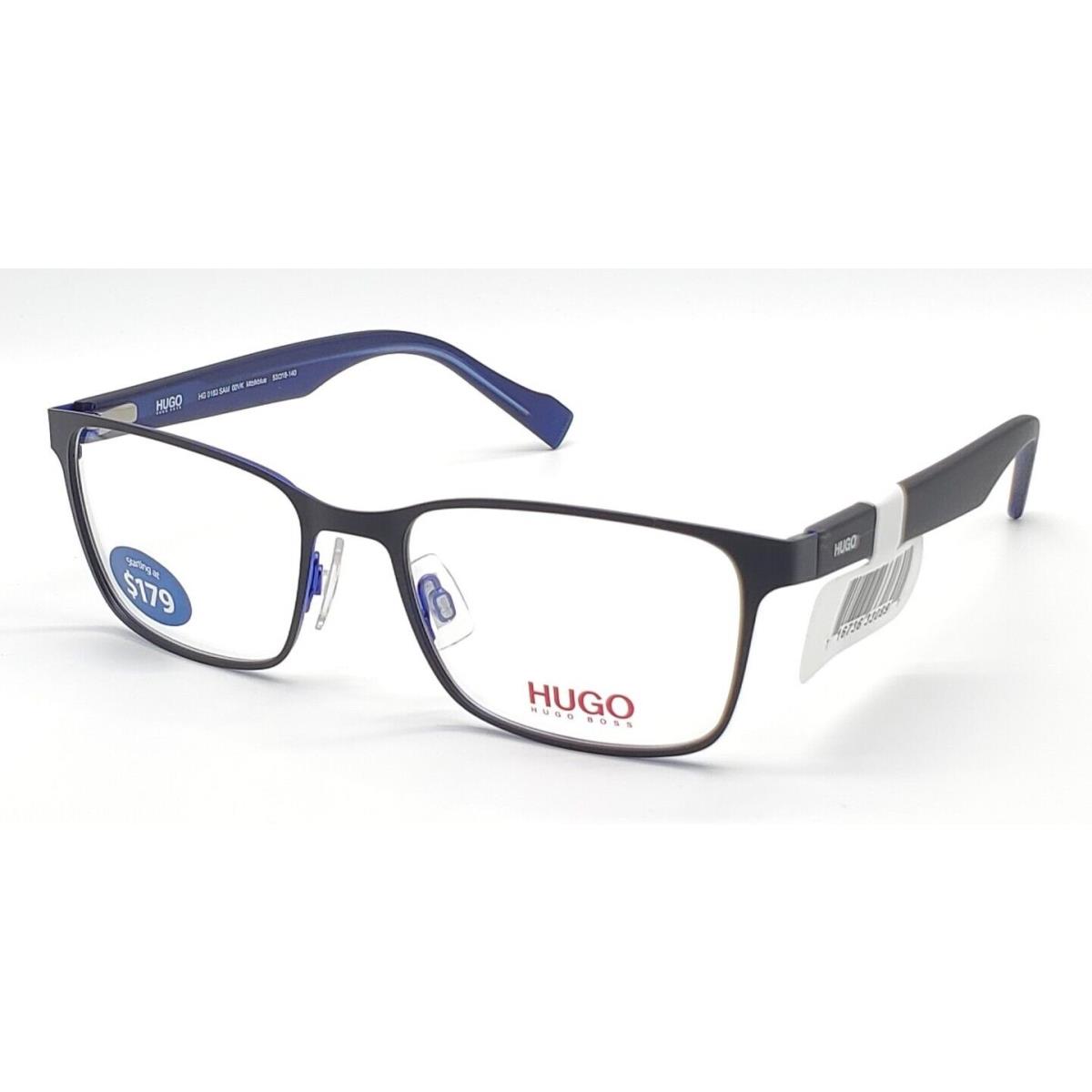 Hugo Boss HG0183 Sam 00VK Blue/black Rectangle 53x18 140 Eyeglasses