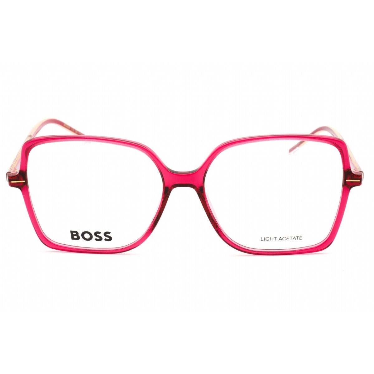 Hugo Boss HB1587-8CQ-55 Eyeglasses Size 55mm 15mm 140mm Cherry Women