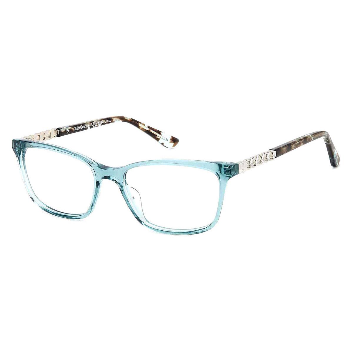 Juicy Couture Juc Eyeglasses Women Crystal Green 55mm - Frame: Crystal Green, Lens: Demo