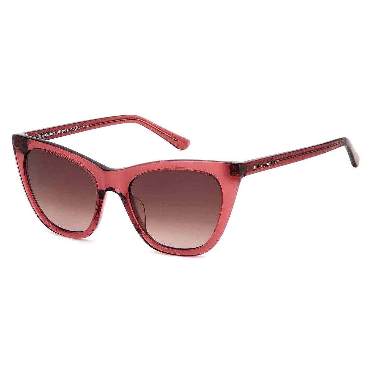 Juicy Couture Juc Sunglasses Crystal Pink / Brown Gradient