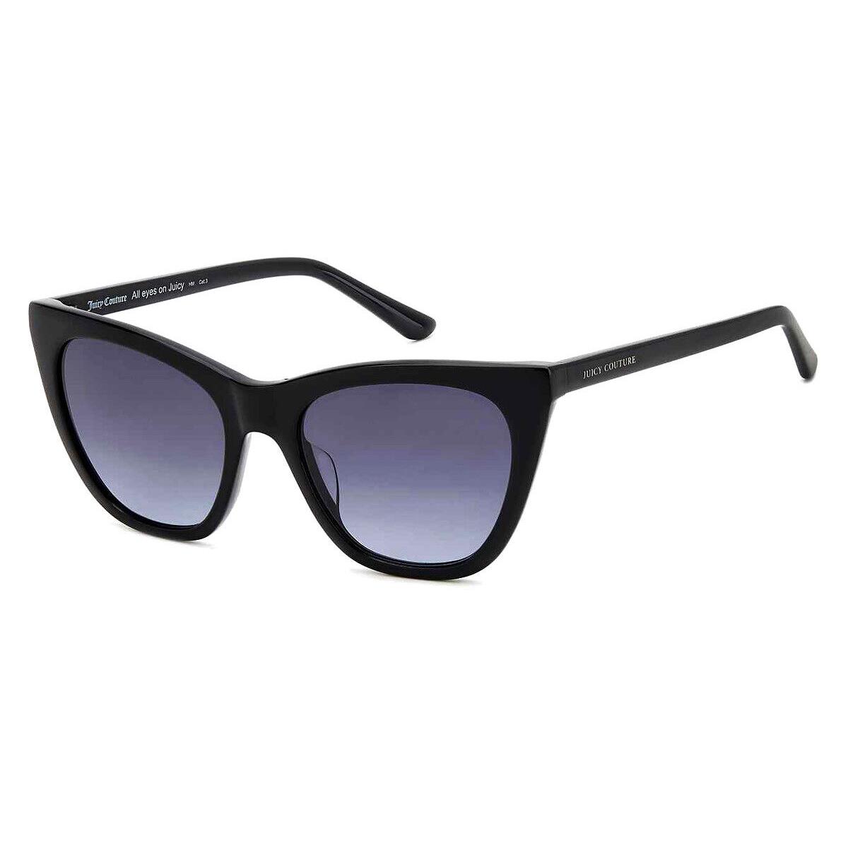 Juicy Couture Juc Sunglasses Women Black / Gray Shaded 53mm - Frame: Black / Gray Shaded, Lens: Gray Shaded