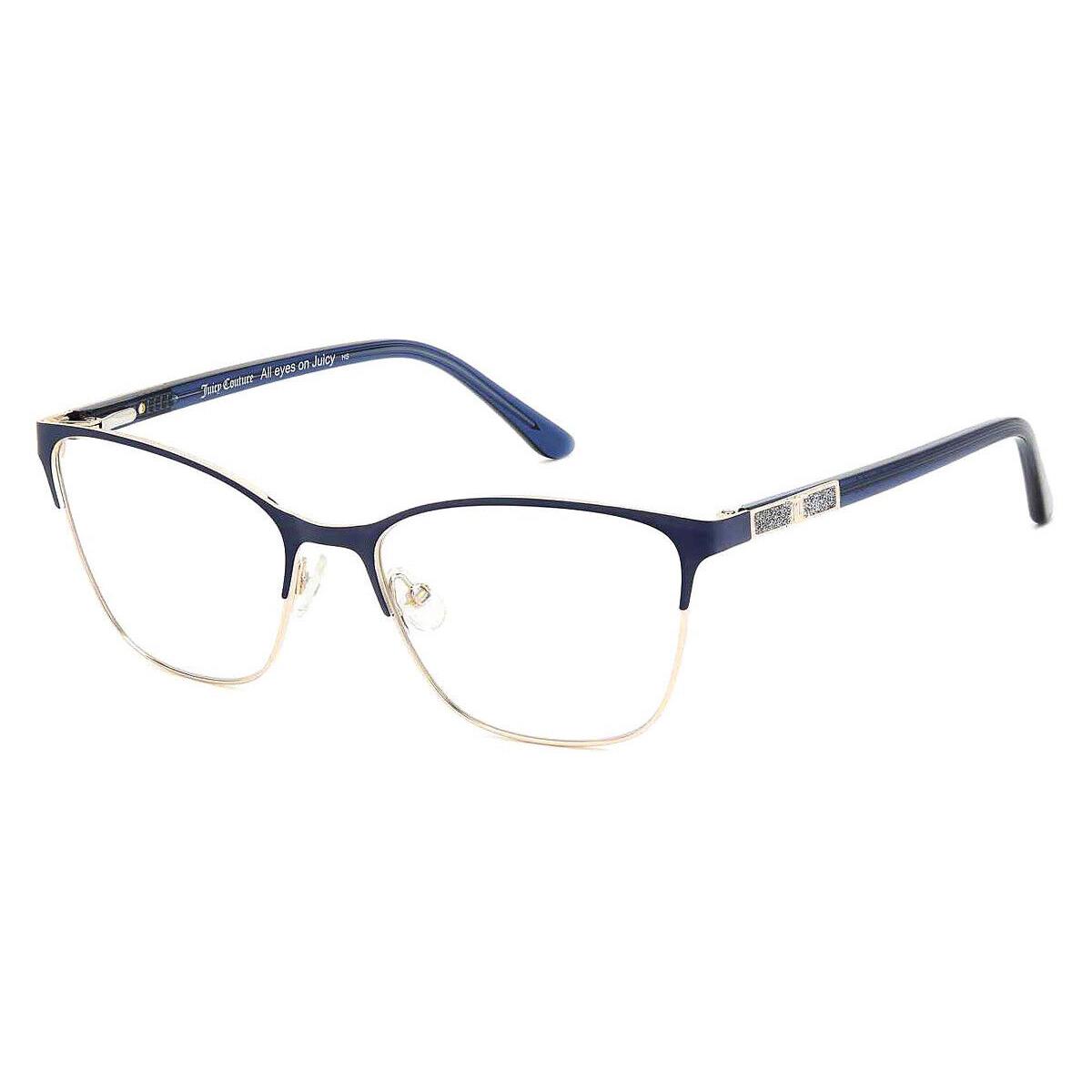 Juicy Couture Juc Eyeglasses Women Matte Blue 54mm - Frame: Matte Blue, Lens: Demo