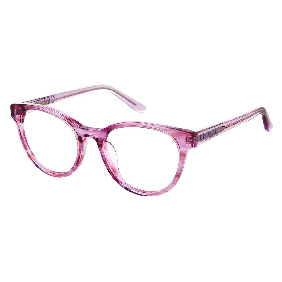 Juicy Couture Juc Eyeglasses Kids Plum Lilac 48mm - Frame: Plum Lilac, Lens: Demo