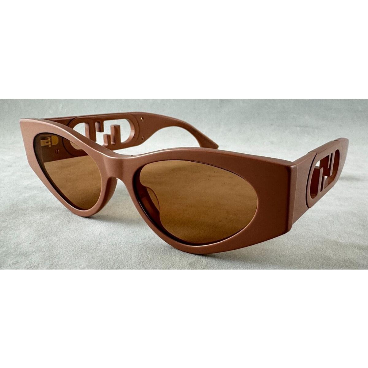 Fendi FE40049I FE 40049I 72Y Beige Sunglasses 54-17-145