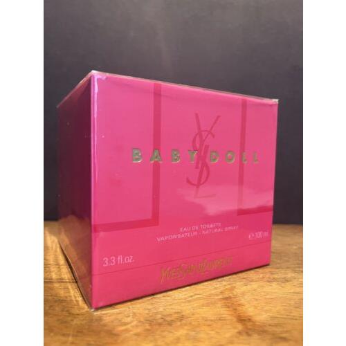 Baby Doll Paris by Yves Saint Laurent 3.3 OZ / 100 ml Edt Spray Box Rare