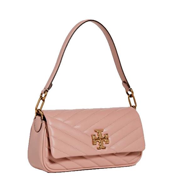 Tory Burch Kira Chevron Small Flap Top Handle Shoulder-meadowsweet