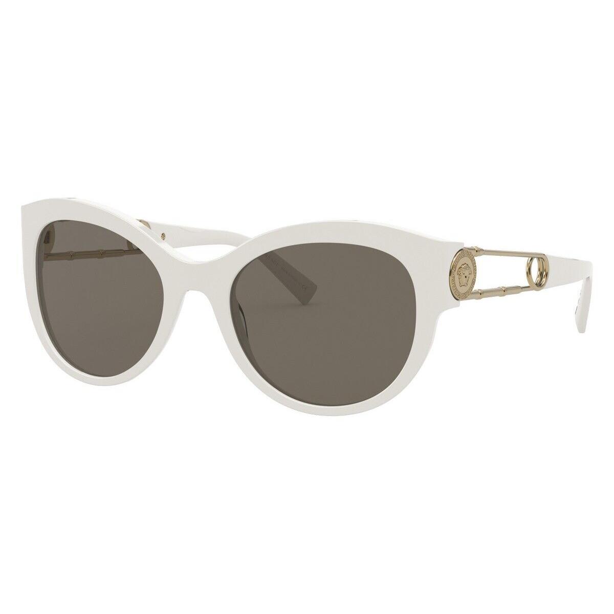 Versace VE4389 Sunglasses Women White Oval 55mm