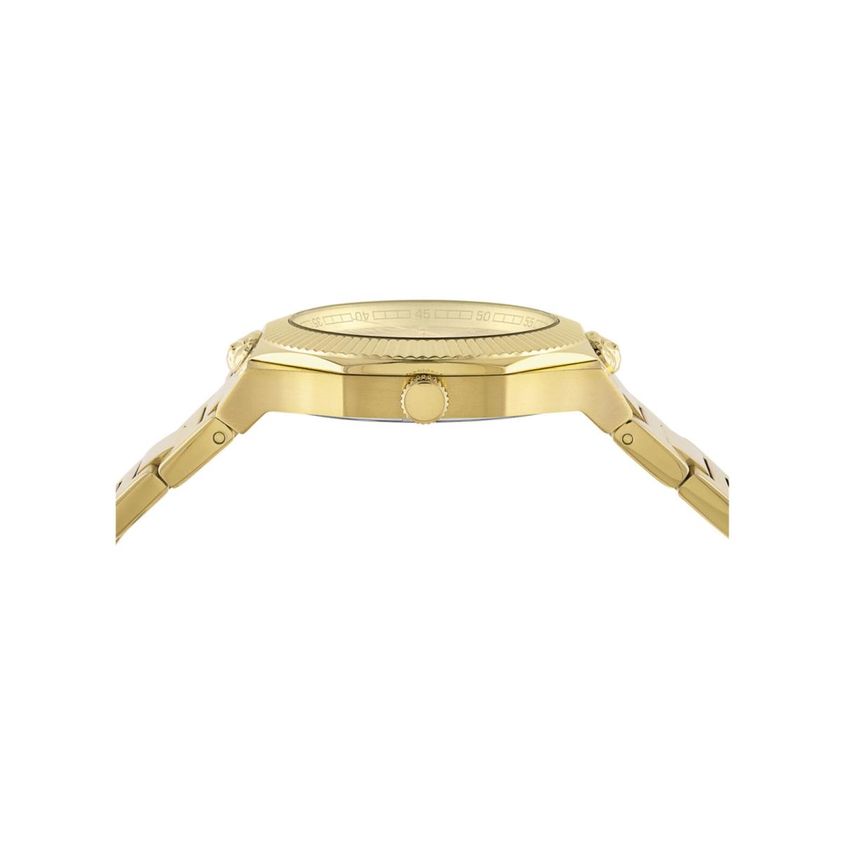 Versus Versace Womens Echo Park Gold 36mm Bracelet Fashion Watch - Dial: Gold, Band: Gold, Bezel: Gold