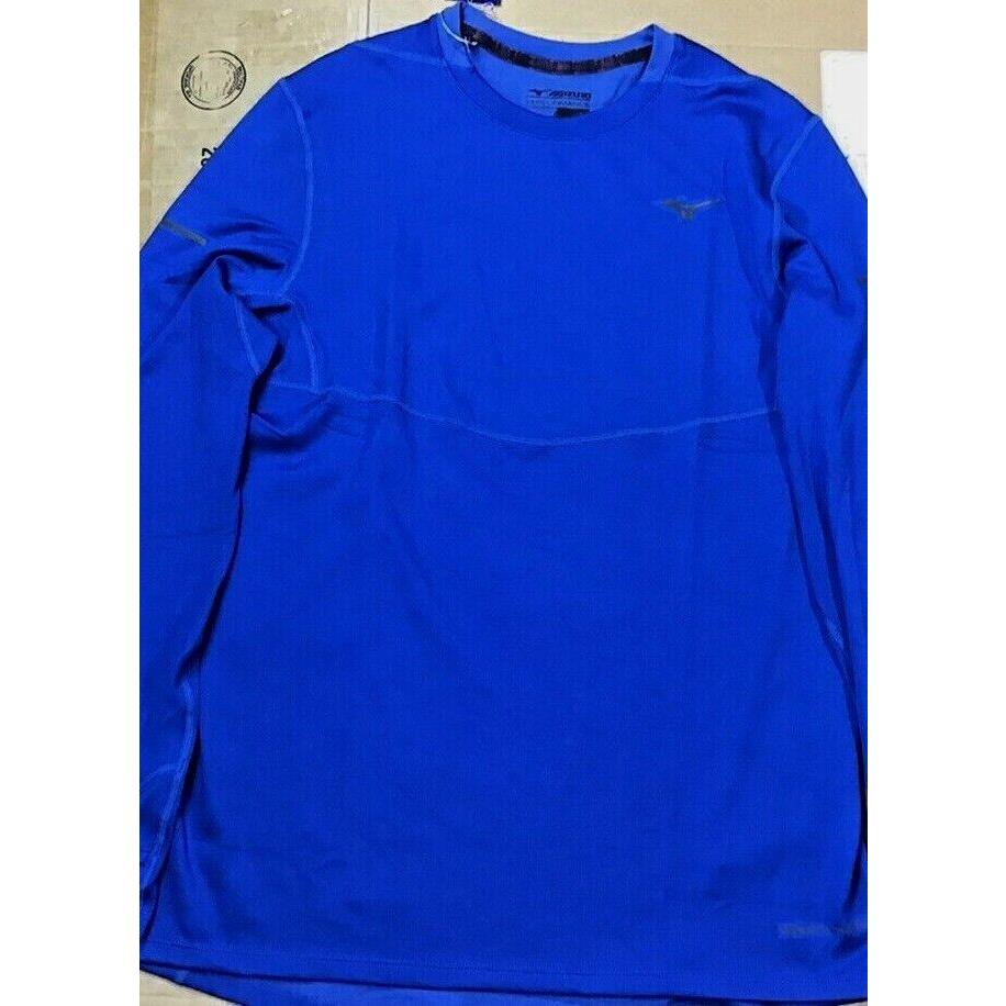 Mizuno Men s Breath Thermo Long Sleeve Olympian Blue B23