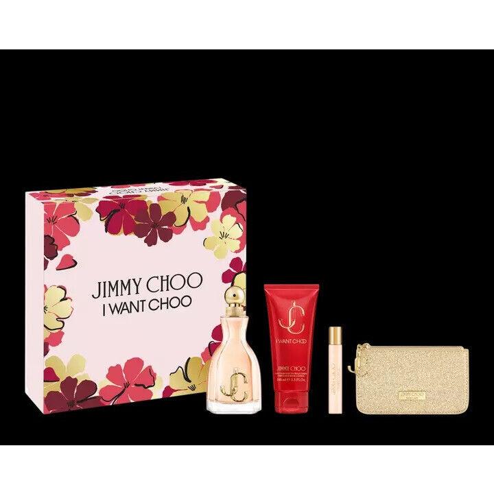 Jimmy Choo I Want Choo 4 Piece Fragrance Set Limited Edition