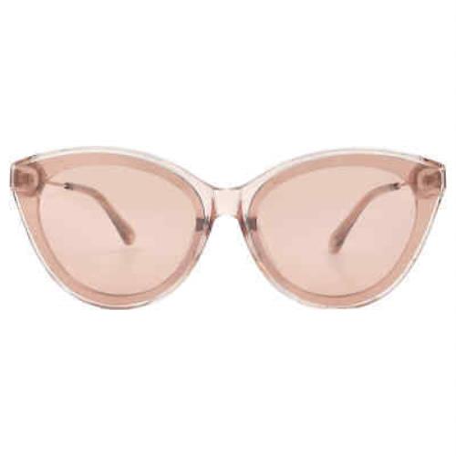 Jimmy Choo Pink Flash Silver Cat Eye Ladies Sunglasses Vic/f/sk 0FWM/2S 64