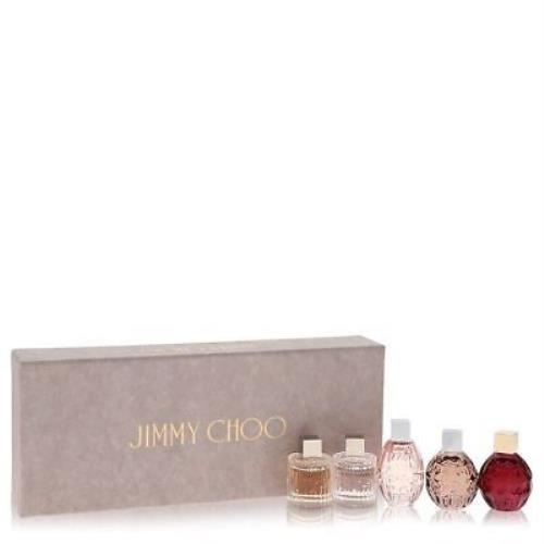 Jimmy Choo Fever by Jimmy Choo Gift Set -- 3 x .15 oz Mini Edp Sprays in Jimmy