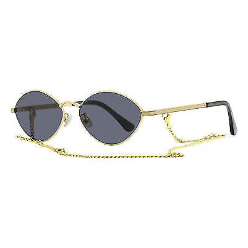Jimmy Choo Chain Sonny Sunglasses 2F7IR Gold Grey Color 58mm