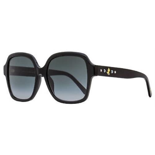 Jimmy Choo Square Sunglasses Rella/g/s 8079O Black 55mm