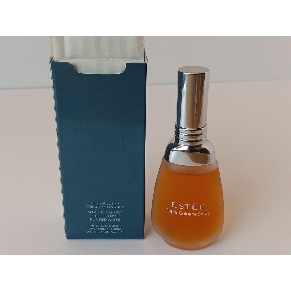 Estee by Estee Lauder Super Cologne Spray 1 FL OZ 4318 For Women Nos Rare