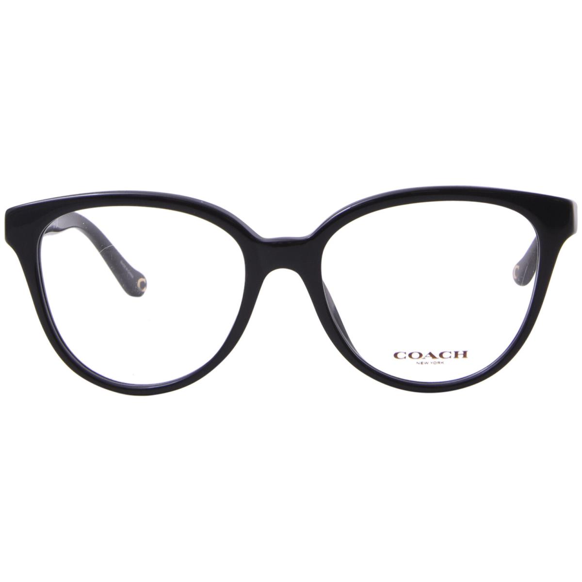 Coach HC6234U 5002 Eyeglasses Women`s Black Full Rim Square Shape 53mm