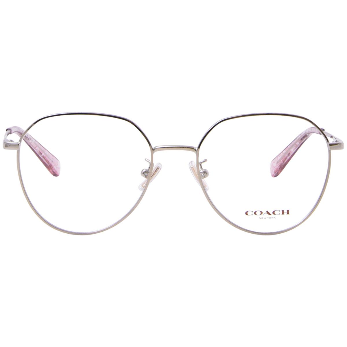 Coach HC5116D 9365 Eyeglasses Women`s Light Gold Full Rim Rectangle Shape 53mm