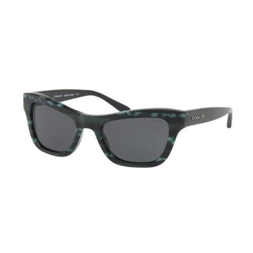 Coach L1653 HC8223 Sunglasses Emerald Glitter
