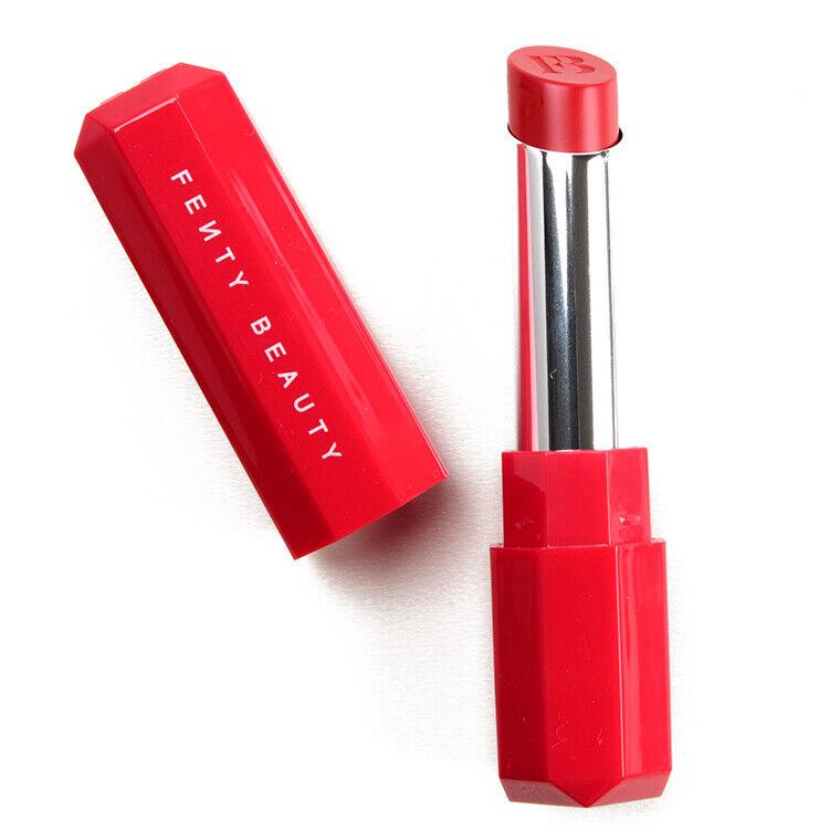 Fenty Beauty by Rihanna Poutsicle Lipstick `hot Blooded` Candy Apple Red