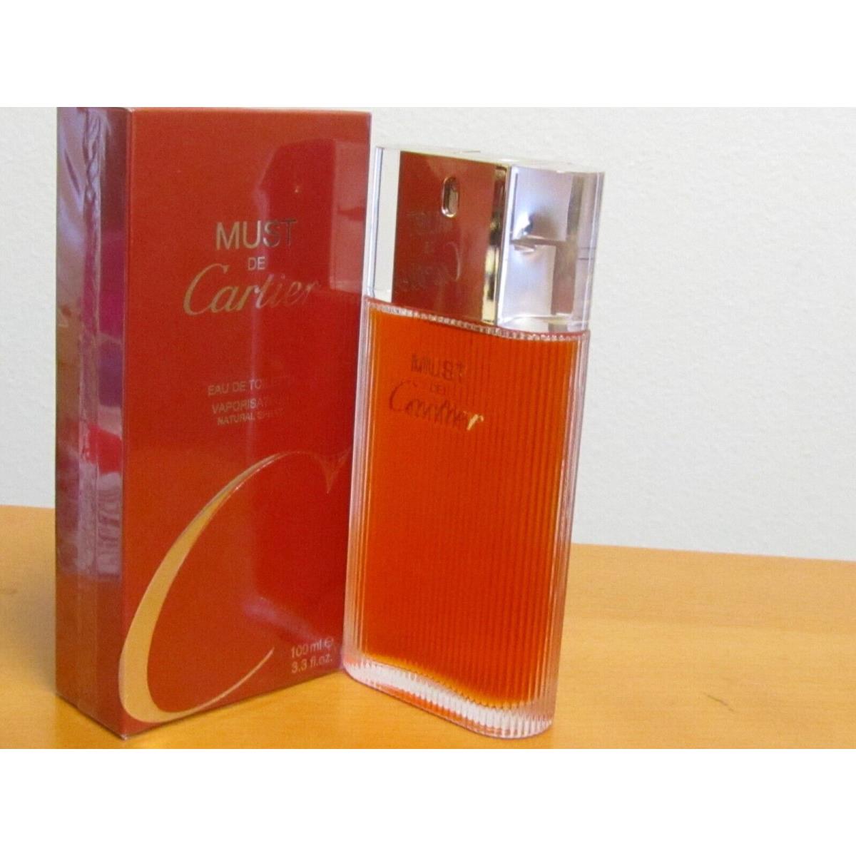 Must de Cartier By Cartier Perfume Women 3.3 Oz/ 100 ml Eau De Toilette Spray