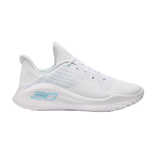 Under Armour Curry 4 Low Flotro Basketball Shoes White Blue All Sizes