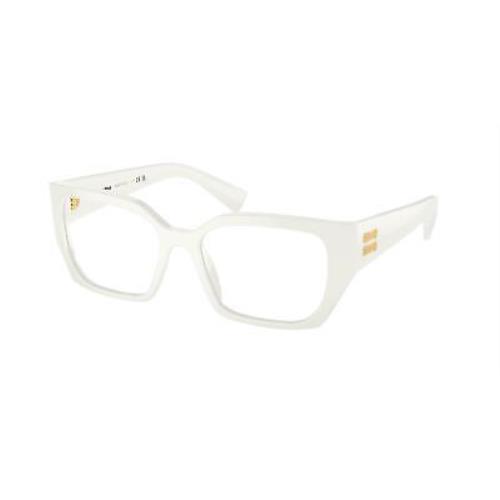 Miu Miu 03VV Eyeglasses 1421O1 White