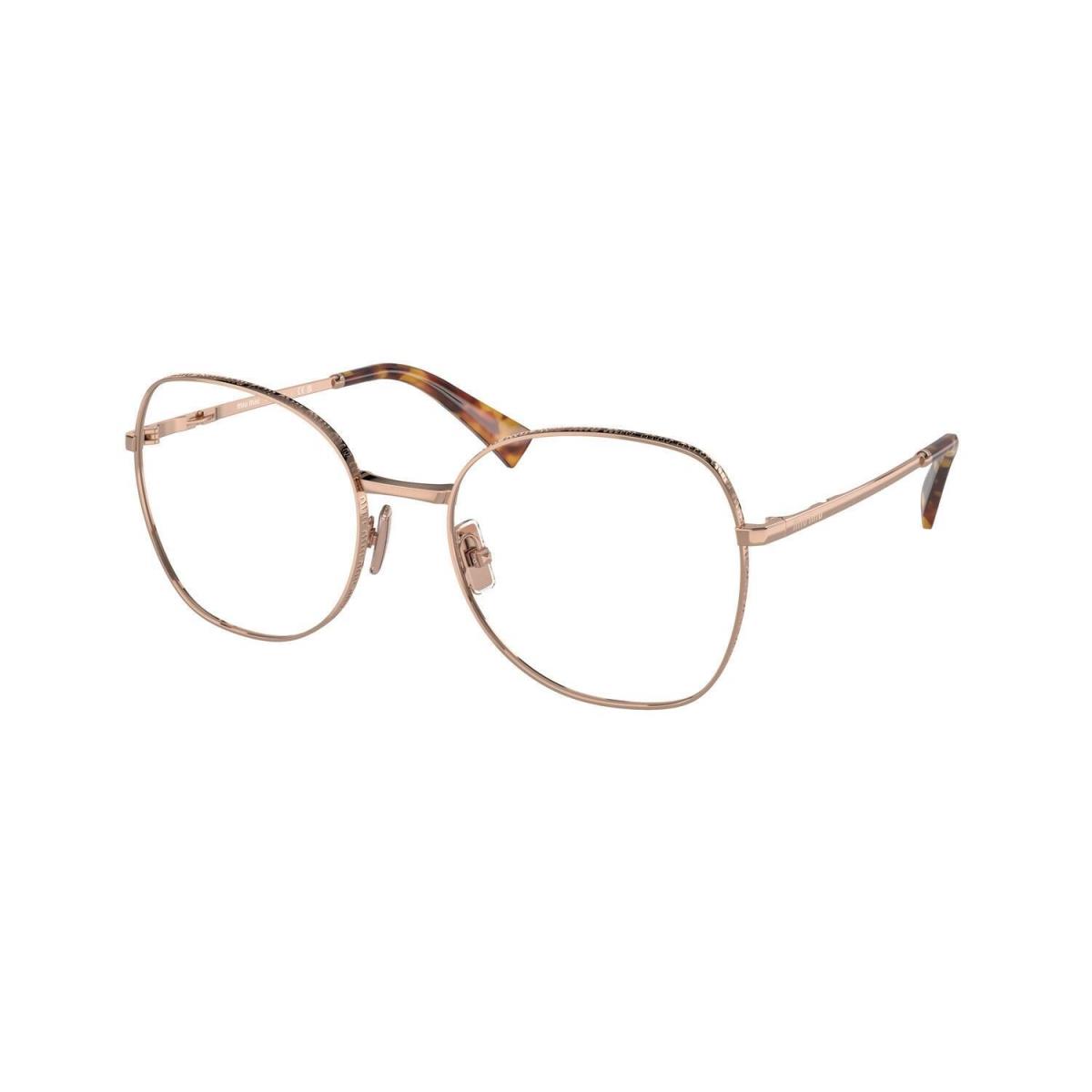 Miu Miu 52VV Eyeglasses ZVF1O1 Gold