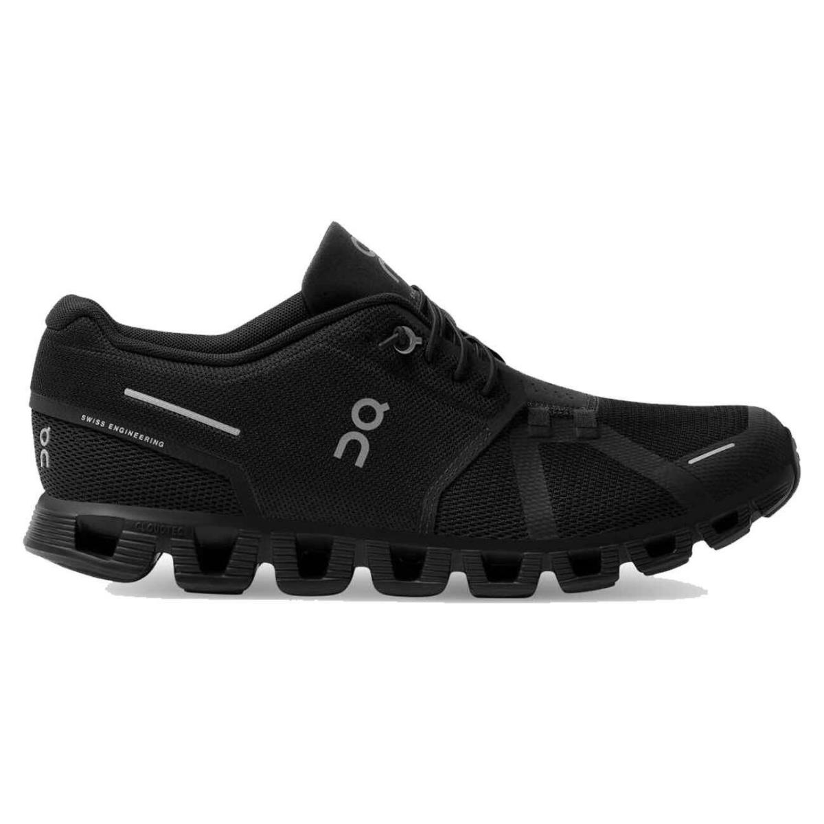 On-running Cloud 5 All Black Men`s Casual Running Sneakers