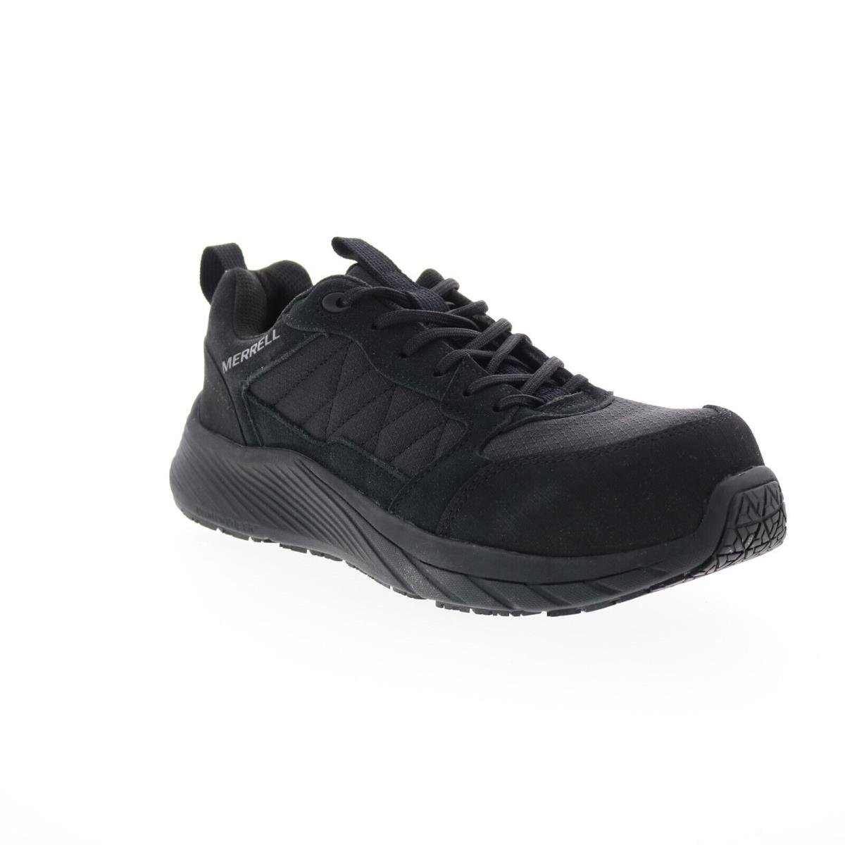 Merrell Alpine Sneaker Carbon Fiber J004619 Mens Black Athletic Work Shoes - Black